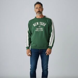 Reebok New York Jets Crewneck Sweatshirt Men’s Green NFL Football Pullover